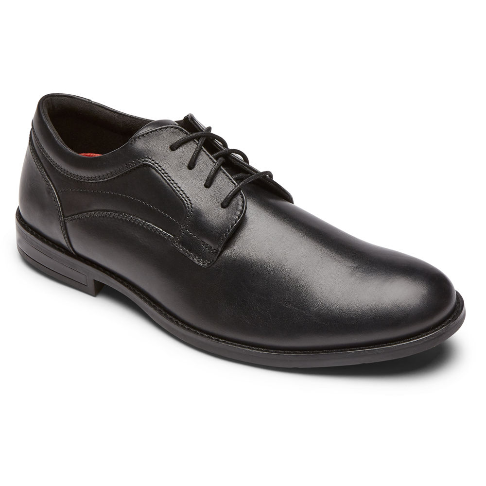 Rockport Oxfords Herre Svart - Mykel Plain Toe - WHAP81724